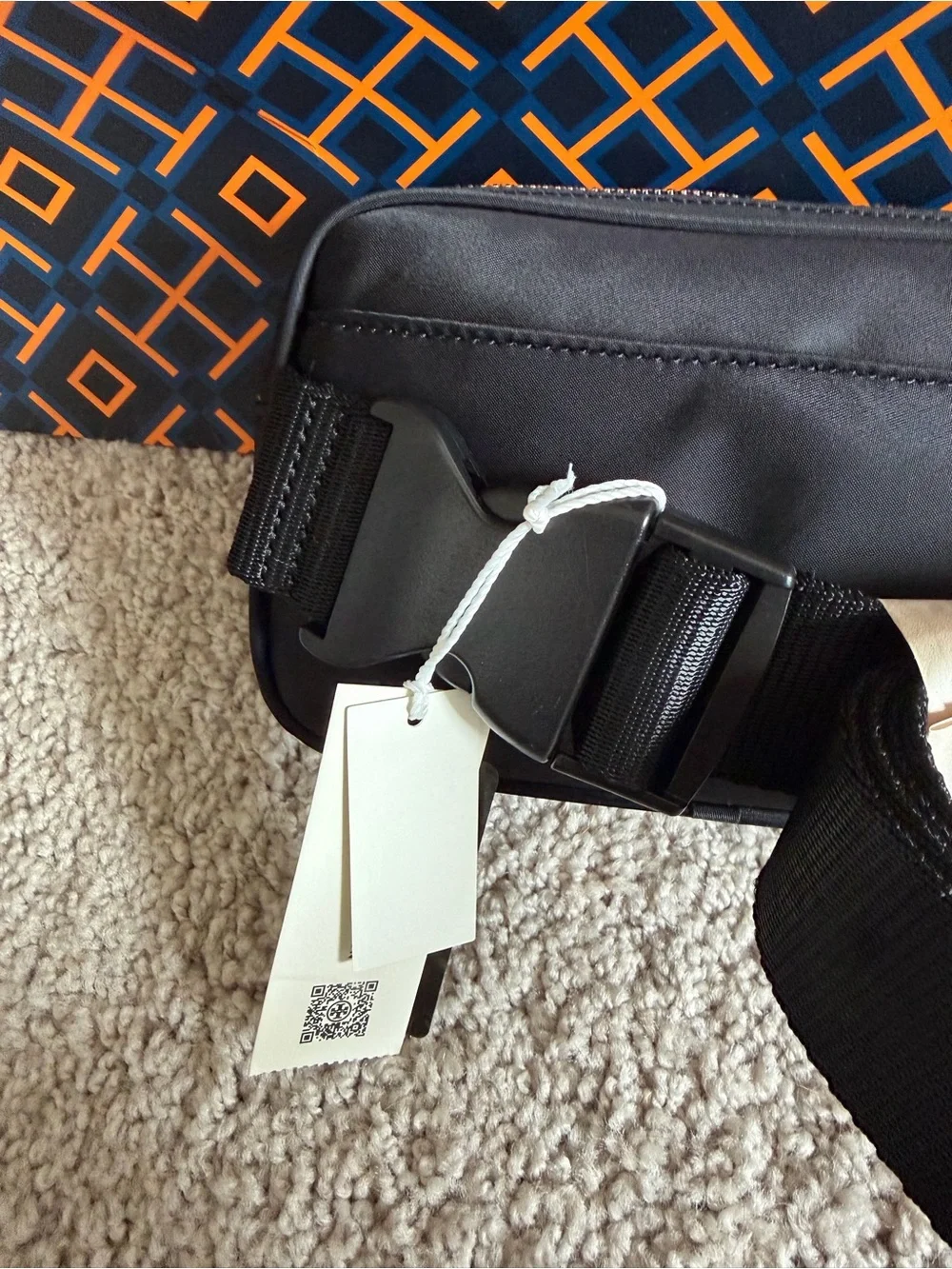 Tory Burch Virginia Nylon Belt Bag Crossbody bag Black